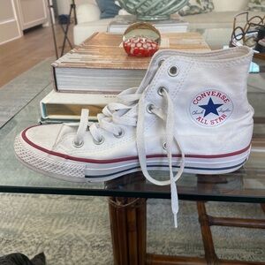 Converse White High-Top Sneakers